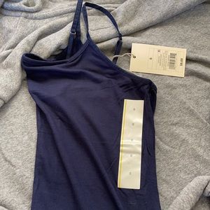Blue women strap shirt size S